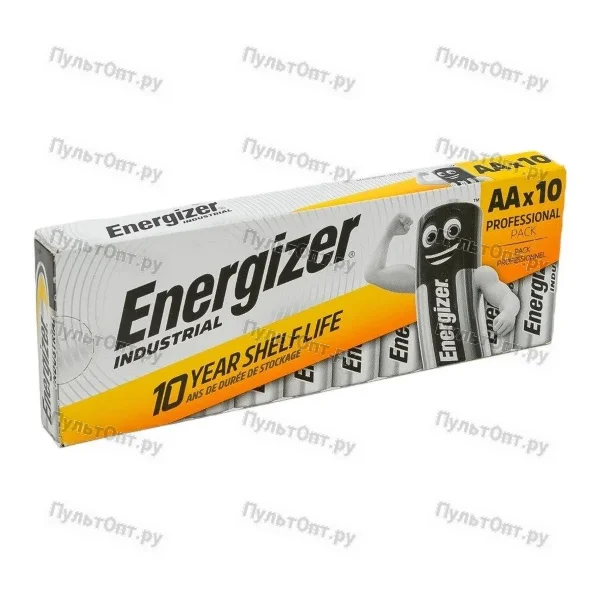 Эл. пит. Energizer LR6 INDUSTRIAL (10 бл) (10/120)