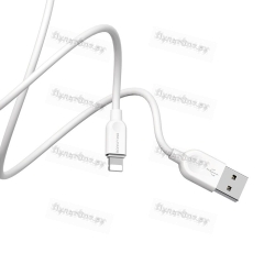 Кабель USB - Type-C Borofone BX14, 2.0м, круглый, 3.0A, силикон, белый (1/360)