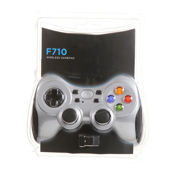 Геймпад Logitech F710 белый USB Беспроводной виброотдача