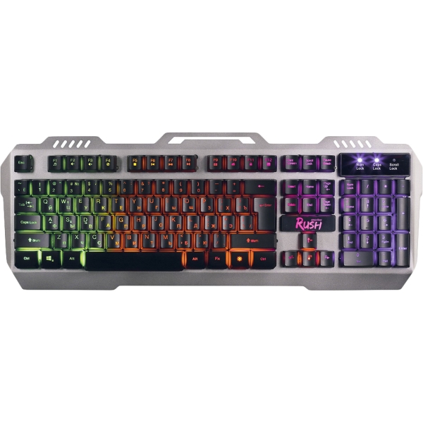 Клавиатура Smartbuy RUSH 354, USB, черная, мультимедийная, игровая