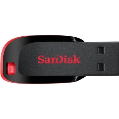 Флеш-накопитель SanDisk Cruzer Blade CZ50 128GB USB2.0 пластик CN черный (1/50)