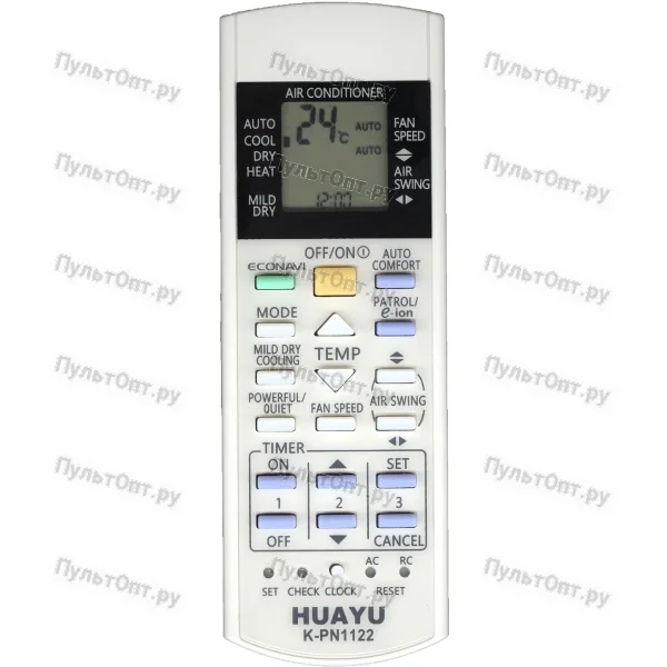 Пульт для кондиционера Huayu K-PN1122 для Panasonic (универсальный)