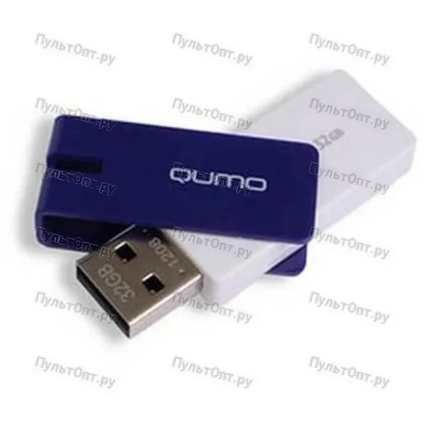 USB 32GB Qumo Click синий