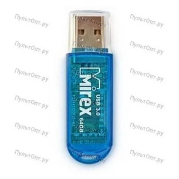 USB 64GB Mirex ELF синий (ecopack)