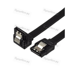Кабель GoPower SATA (m)-SATA (m) 0.5м силикон ver.3.0 черный в пакете (1/250)