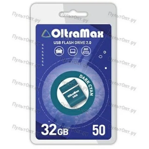 USB 32GB OltraMax 50 тёмно голубой