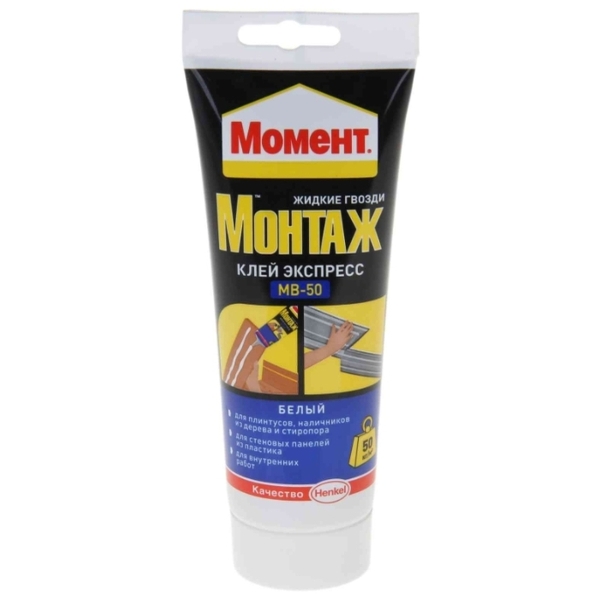 Монтажный клей Момент МОНТАЖ ЭКСПРЕСС MB-50 250г прозрачный