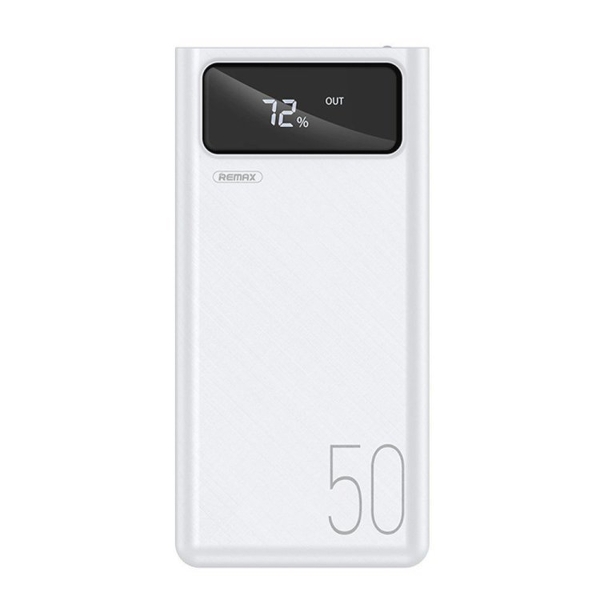 Внешний аккумулятор Remax RPP-162 50000mAh 2.0A 4USB/Lightning/Type-C белый (1/18)