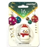 USB 16GB Smartbuy Wild series Снеговик Snow Paul белый