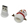 USB 16GB Smartbuy Wild series Снеговик Snow Paul белый