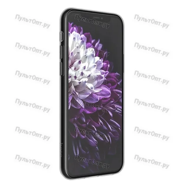 Чехол Hoco Light series TPU case for iPhone11 ((прозрачный)-темный)