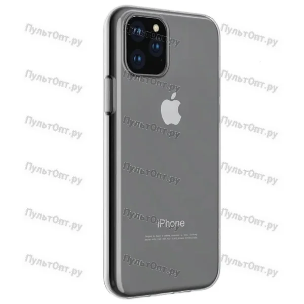Чехол Hoco Light series TPU case for iPhone11 ((прозрачный)-темный)