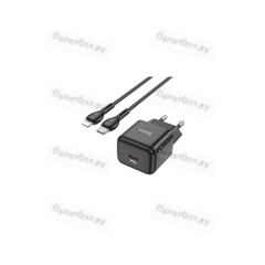 Сетевое З/У Hoco N32 Type-C 30W PD3.0 с кабелем Type-C-Lightning черный (1/13/130)