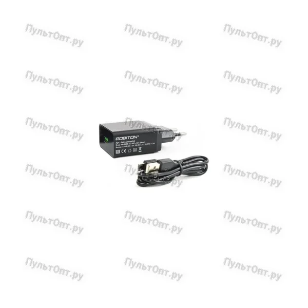 Адап./бл. пит. ROBITON QuickCharger3.0 + MicroUSB, 1м BL1 (1)