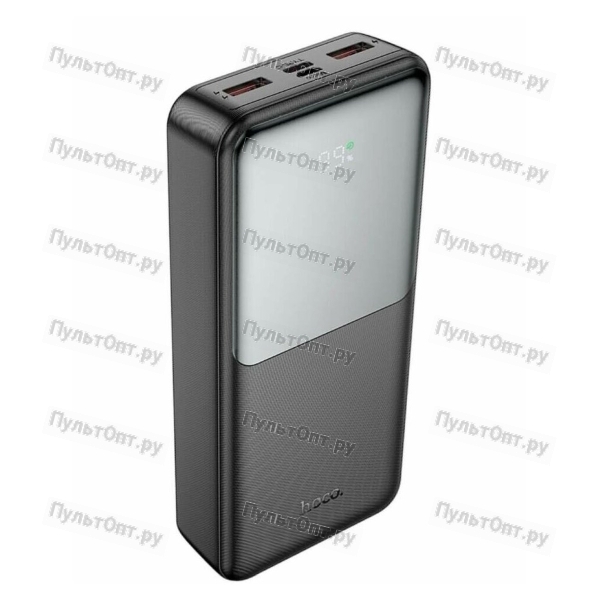 Аккумулятор внешний Hoco J136A Sirui, 20000mAh, пластик, 2 USB выхода, 1 Type-C выход, PD20Вт, 2.0А,