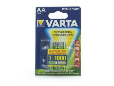 Аккумулятор Varta R6 (2700mAh) (2 бл) (рус) (20/100)