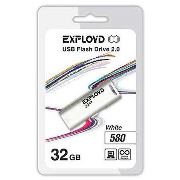 USB 32GB Exployd 580 белый