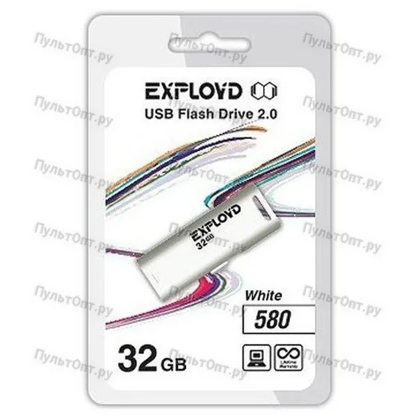 USB 32GB Exployd 580 белый