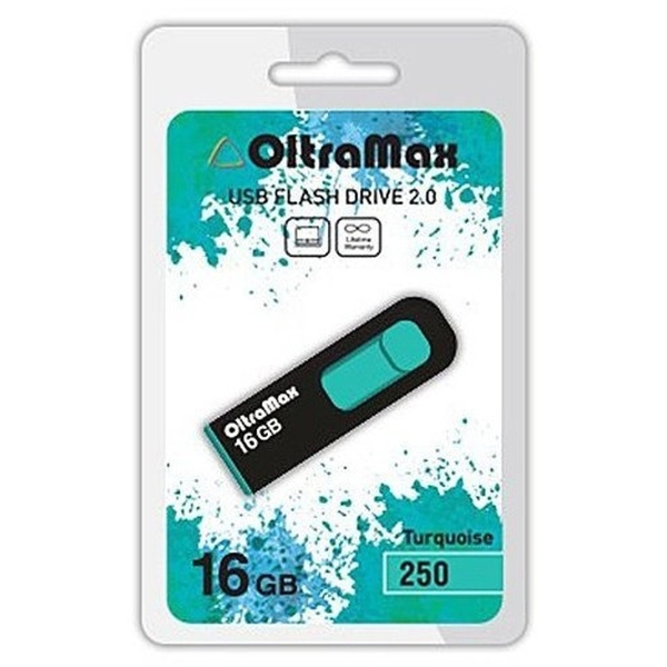 USB 16GB OltraMax 250 бирюзовый