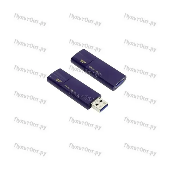 USB 3.0 64GB Silicon Power Blaze B05 синий