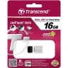 USB 3.0 16GB Transcend JetFlash 880 серебро металл