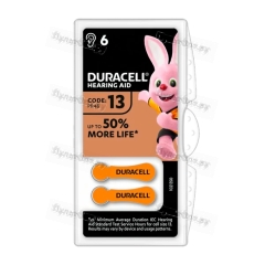 Батарейка Duracell ACTIVAIR ZA13 BL6 Zinc Air 1.45V (6/60/600)