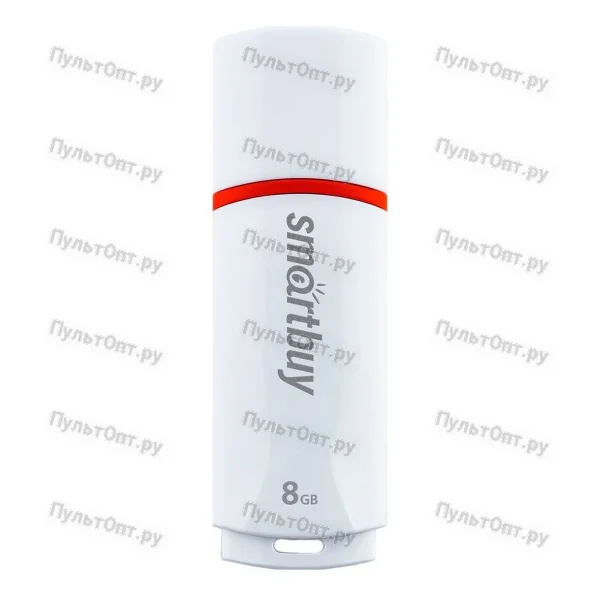 USB 8GB Smartbuy Crown белый COMPACT