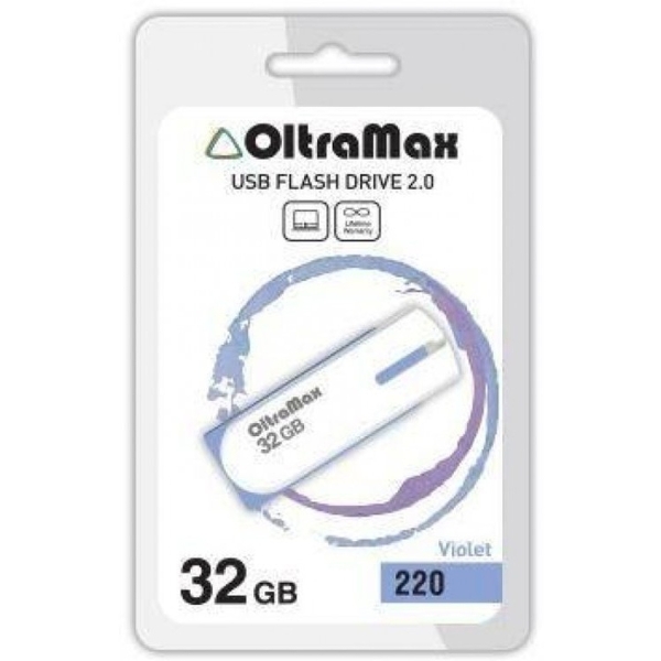 USB 32GB OltraMax 220 фиолетовый