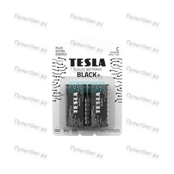 Эл. пит. TESLA BATTERIES C BLACK+ LR14/BLISTER FOIL 2 PCS (2/24/144/9216)