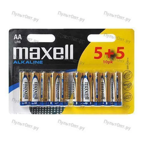 Эл. пит. AA alkaline BL12 Maxell отрывной (12)
