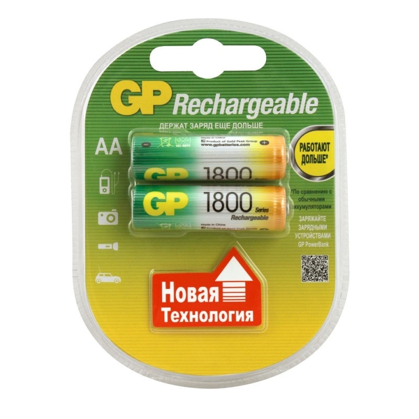 Аккумулятор AA BL2 GP 1800mAh в пластиковой упаковке (20)