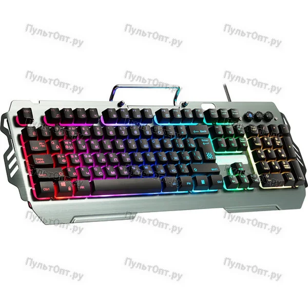 Клавиатура проводная Defender GK-640DL Renegade игровая USB 1.5м черный