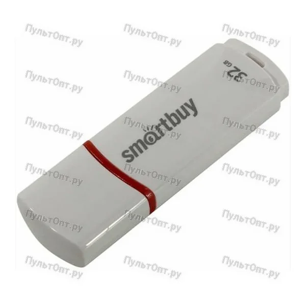 USB 32GB Smartbuy Crown белый COMPACT