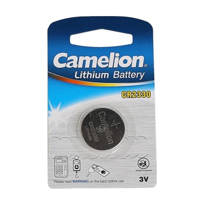Батарейка Camelion CR2330 BL1 Lithium 3V (1/10/1800)