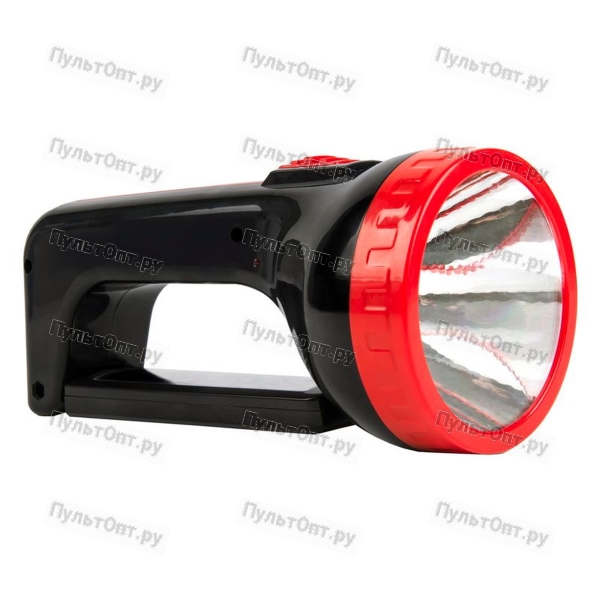 Фонарь Smartbuy SBF-303-K, черный, аккумуляторный, 2 в 1 1W+12 SMD