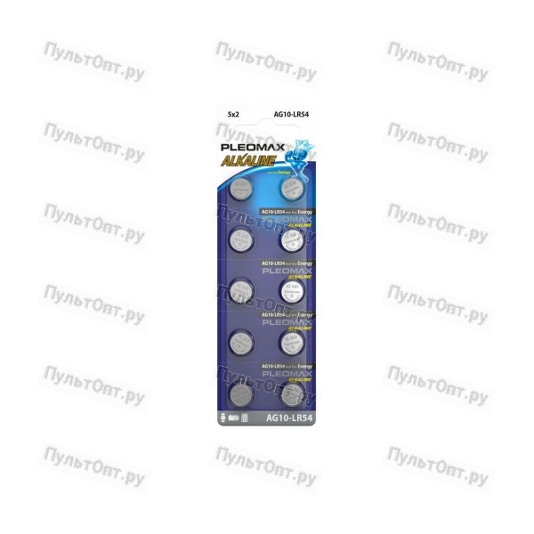 Эл. пит. Samsung Pleomax AG10 (389) LR1130, LR54 Button Cell (10/100/1000/70000)