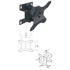 Кронштейн для телевизора 15-23 TRONE LPS 40-10 (VESA) черный