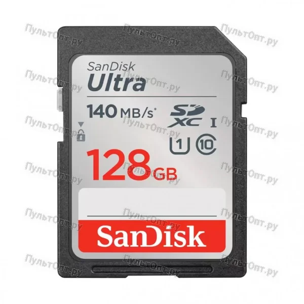 SDXC 128GB SanDisk Class 10 Ultra UHS-I (140 Mb/s)