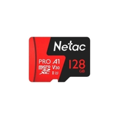 MicroSD 128GB Netac P500 Extreme Pro Class 10 UHS-I A1 V30 (100 Mb/s) без адаптера