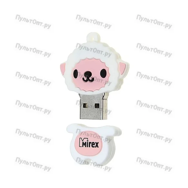 USB 16GB Mirex Овечка (ecopack) белый