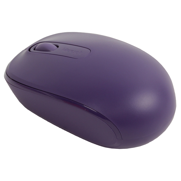 Мышь Microsoft Mobile Mouse 1850 фиолетовый оптическая (1000dpi) беспроводная USB для ноутбука (2but