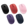 Мышь Microsoft Mobile Mouse 1850 фиолетовый оптическая (1000dpi) беспроводная USB для ноутбука (2but