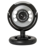 Web-камера Defender C-110, чёрная, 0.3 Мп, USB 2.0, встроен. микрофон.