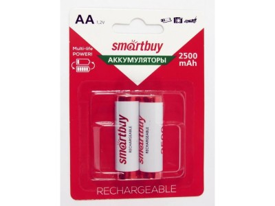 Аккумулятор Smartbuy R6 NiMh (2500 mAh) (2 бл) (24/240)