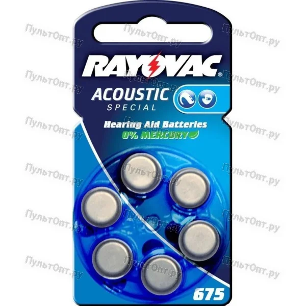 Эл. пит. 675 Rayovac Extra (60)
