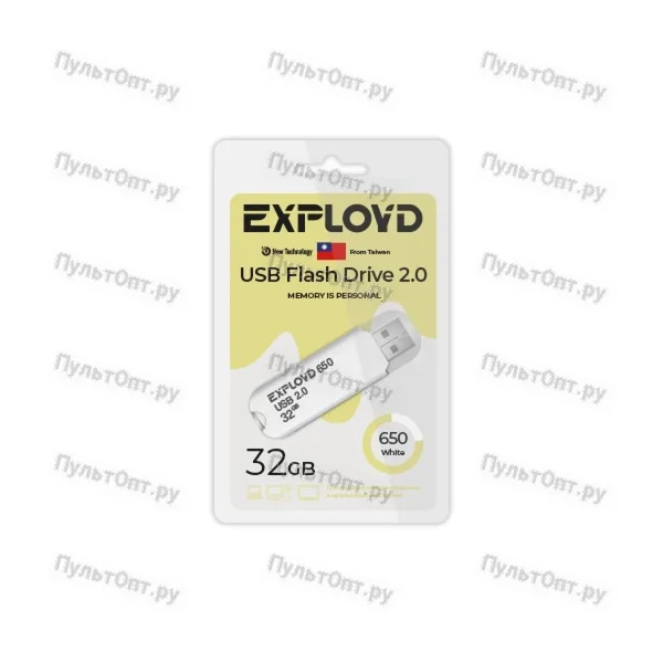 USB 32GB Exployd 650 белый