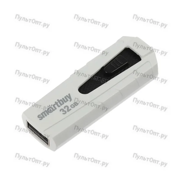 USB 32GB Smartbuy Iron белый/чёрный