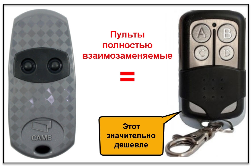 Пульт Apollo Jolly, заменяет CAME TOP 432NA, 434SA, 432EЕ, 434NA и др ...
