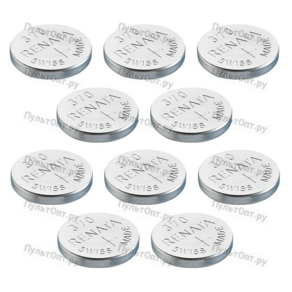 Эл. пит. 370 (SR69, SR920W, SB-BN) BL10 Renata (10)