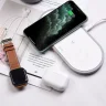 СЗУ CW24 Handsome 3-in-1 wireless fast charger (белый)